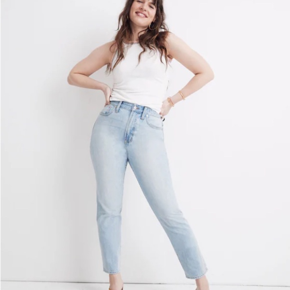 Madewell Jeans Womens Size 30 The Curvy Perfect Vintage Jean Light Wash Blue